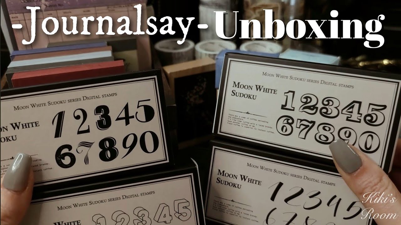 Unboxing) 新しいコラージュ素材の開封,New Journal items From Journalsay