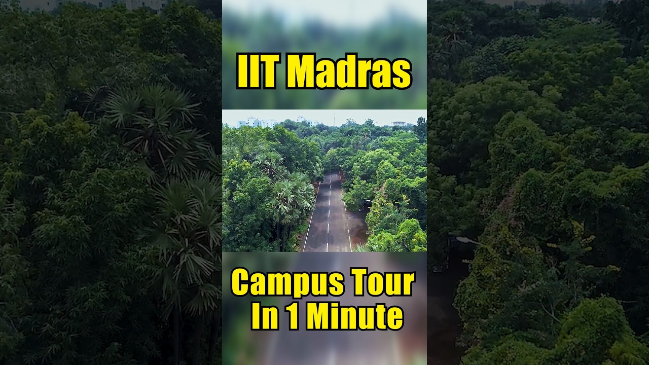 IIT Madras Campus Tour In 1 Minute | Pehla Campus