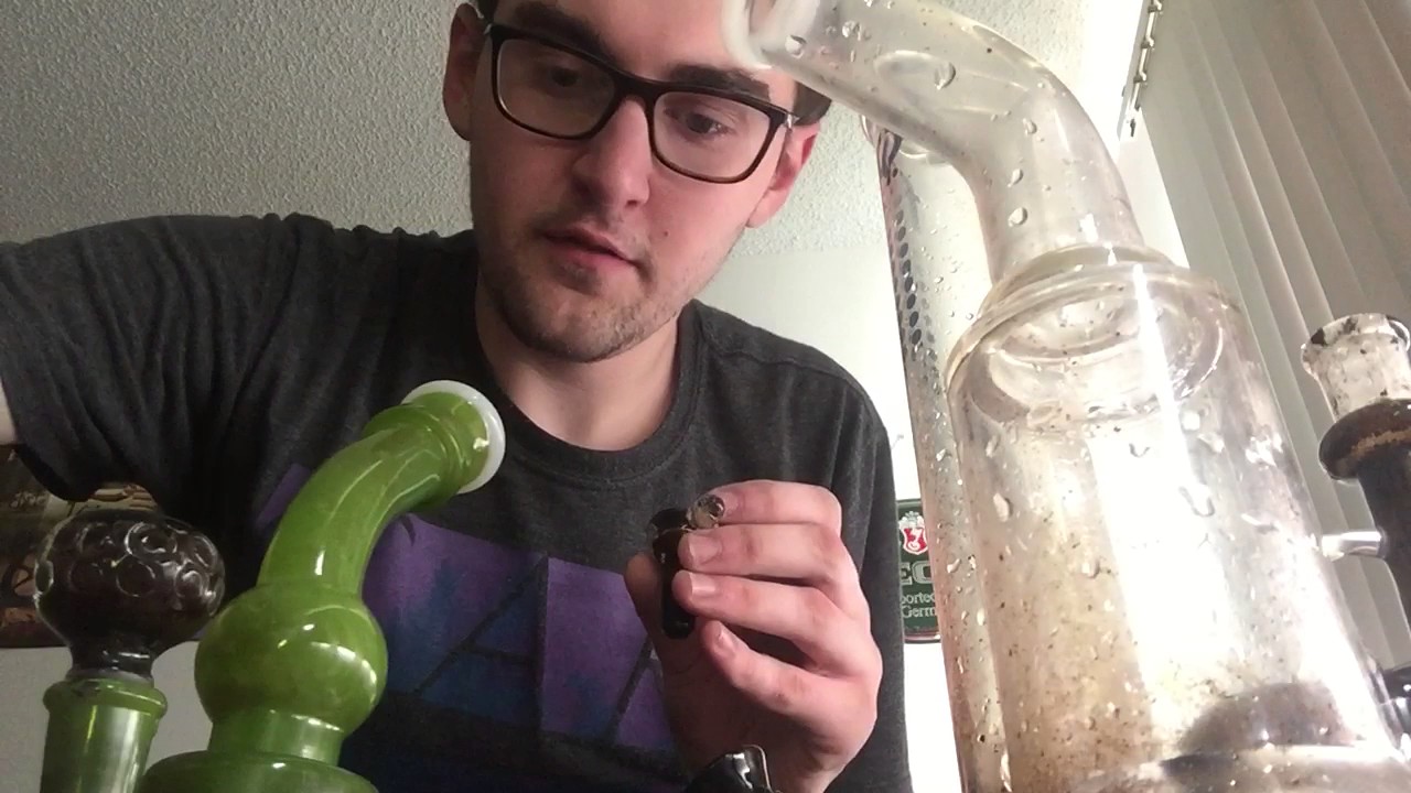 St.pete420 3 fat kush bong rips in a row of lemon og and b-52