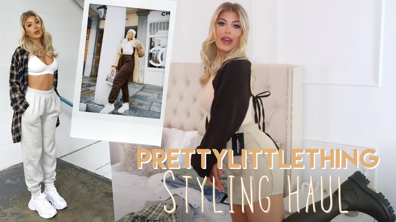 HOW TO STYLE 2021 TRENDS FT. PRETTY LITTLE THING, TRY ON HAUL | AMY COOMBES