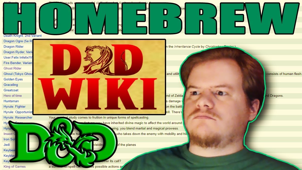 Let's talk about Homebrew content (The story of my first D&D character)