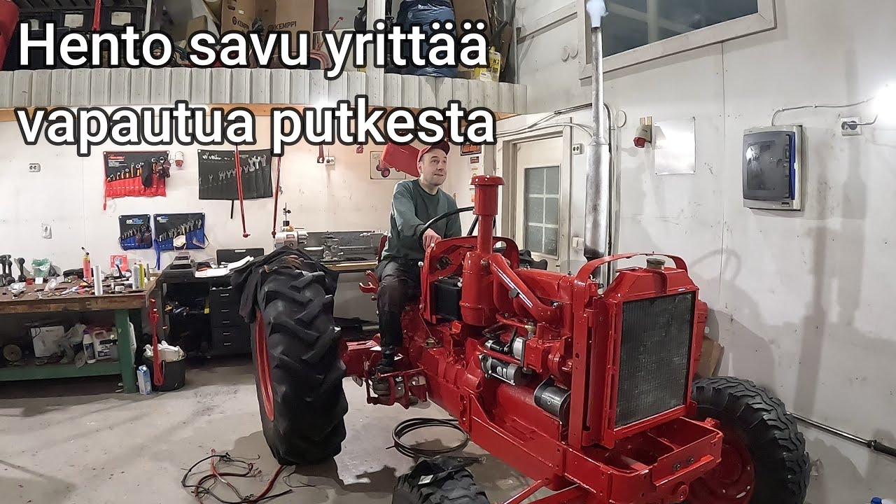 Valmet 565.2 - H&auml;t&auml;s&auml;hk&ouml;t ja eka startti