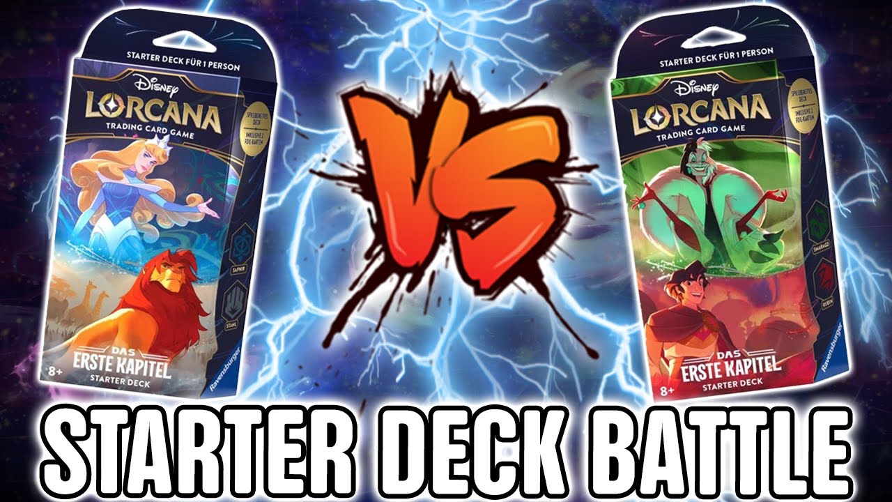 Smaragd & Rubin VS Saphir & Stahl 🥊 Disney Lorcana Starterdeck Battle
