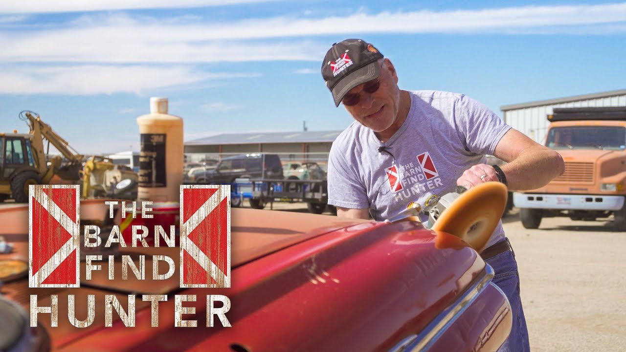 Buffing out a Barn Find from a Texas junkyard | Barn Find Hunter - Ep. 34