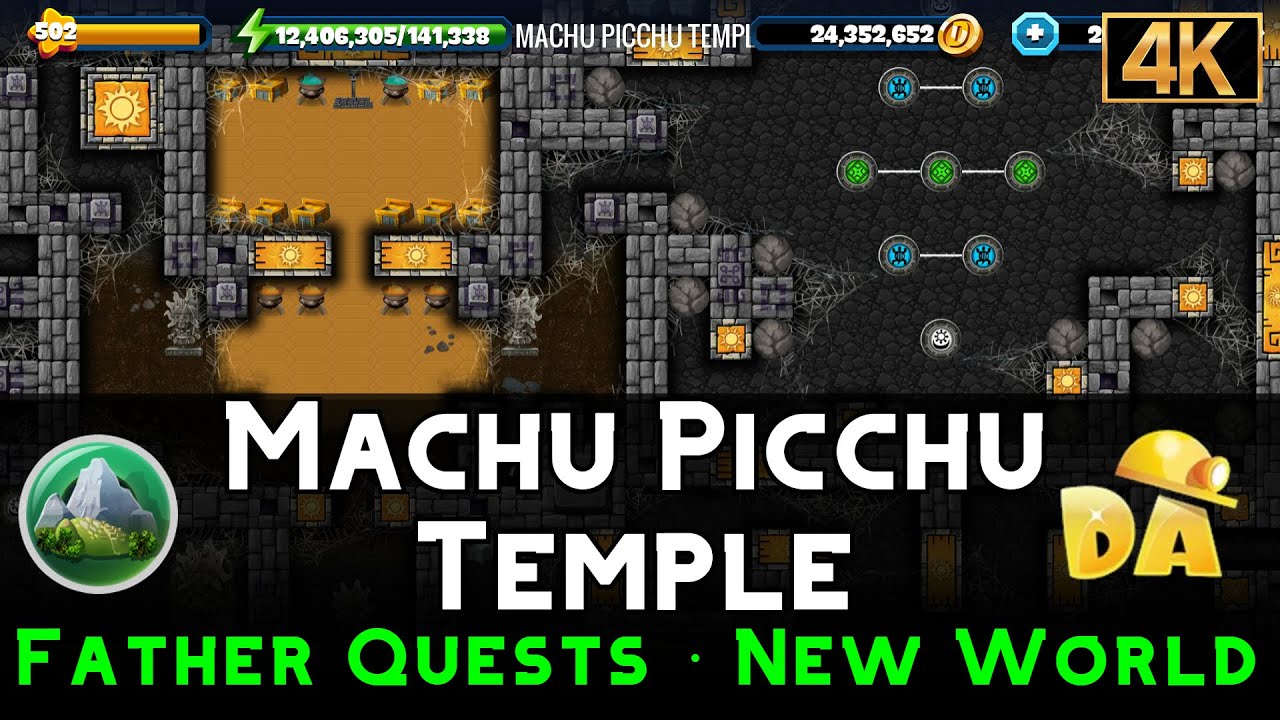 Machu Picchu Temple | Father New World #5 | Diggy's Adventure