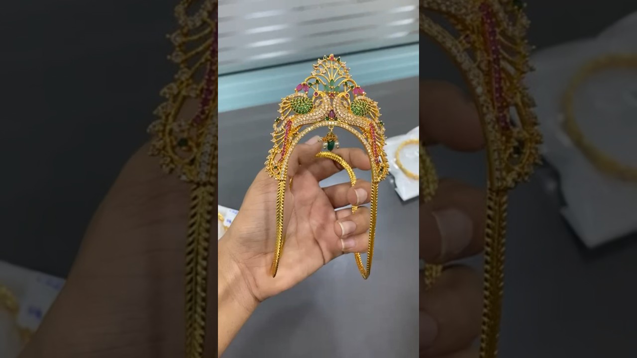 One Gram Gold Jewellery #jewellery #bajuband #bajubandh #vanki #aravanki #jewelry #armlet