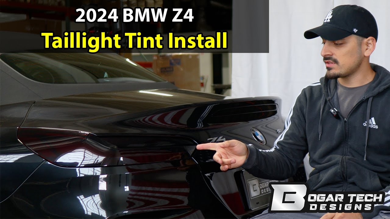 BMW Z4 2019-2025 Taillight Tint Installation