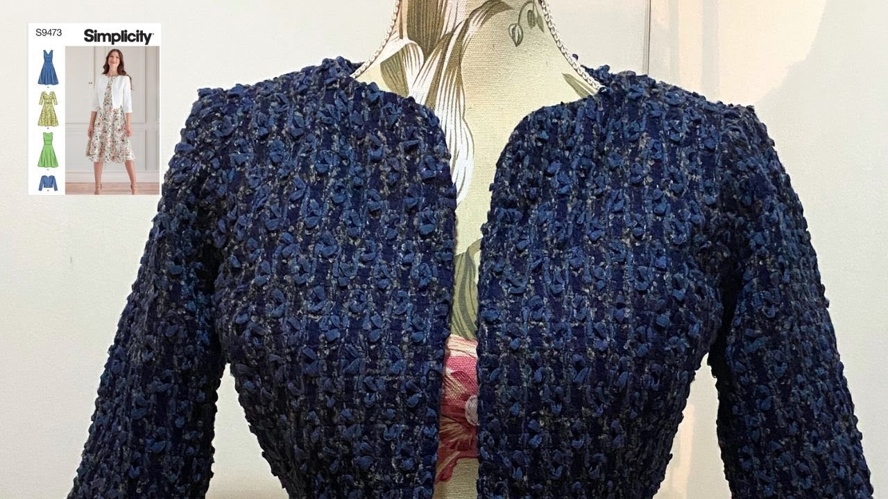 Создайте винтажную укороченную куртку 🧥 Simplicity S9473