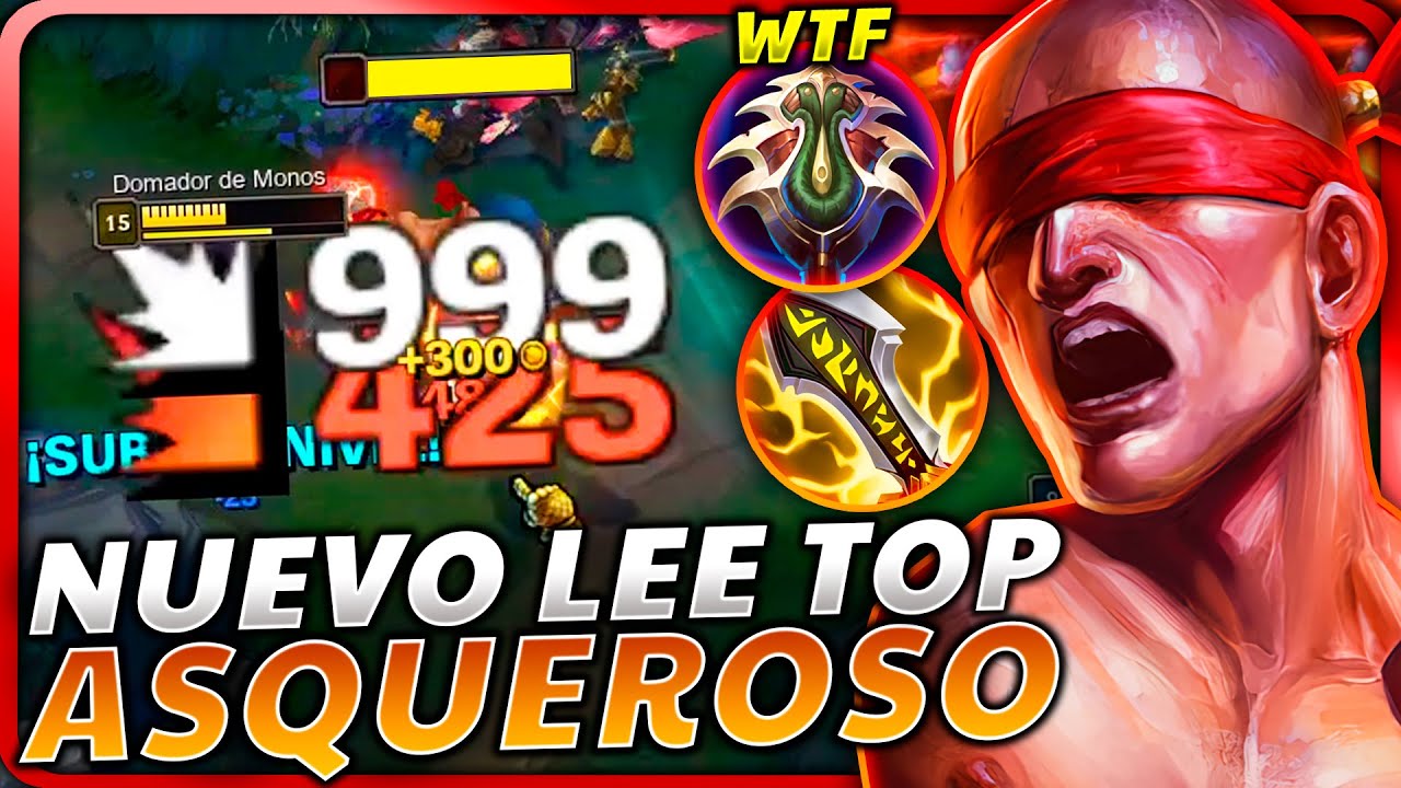 💀¡EL TERROR DE LA TOPLANE! DESCUBRE la *NUEVA BUILD* CATACLISMICA de LEE SIN que REVIENTA FACILMENTE