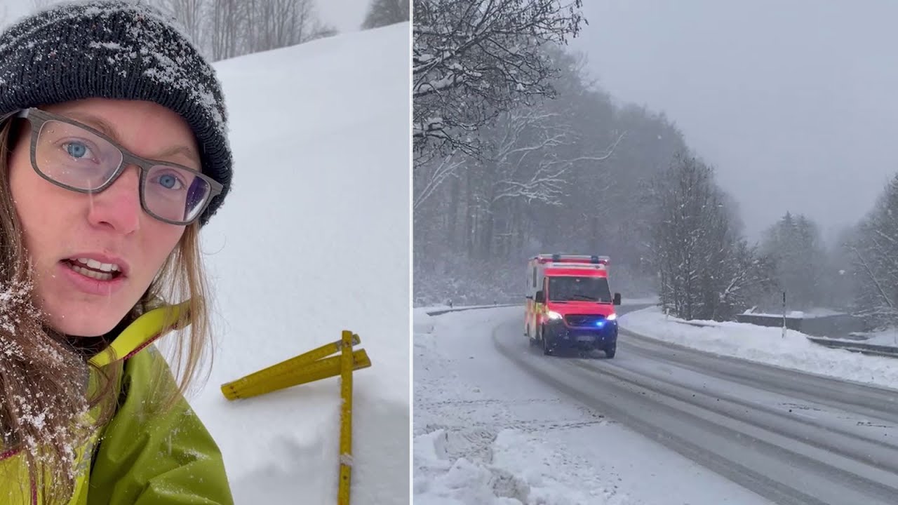Alarmstufe Rot in Bayern: Wind und Neuschnee f&uuml;hren zu t&uuml;ckischen Schneeverwehungen