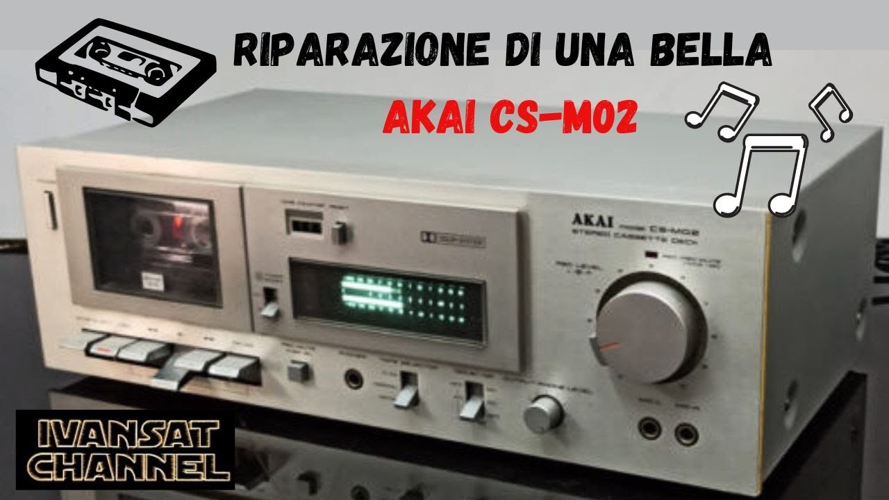 Akai CS-M02 revisione e controlli vari