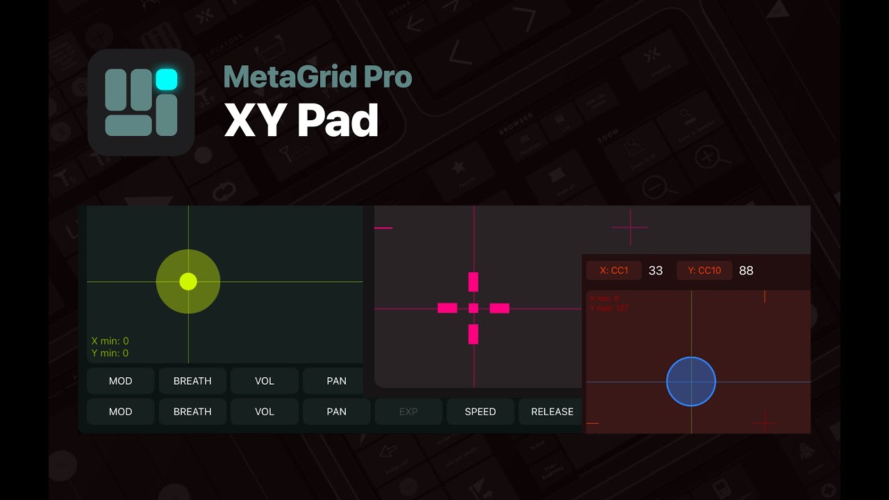 MetaGrid Pro: XY-пэд