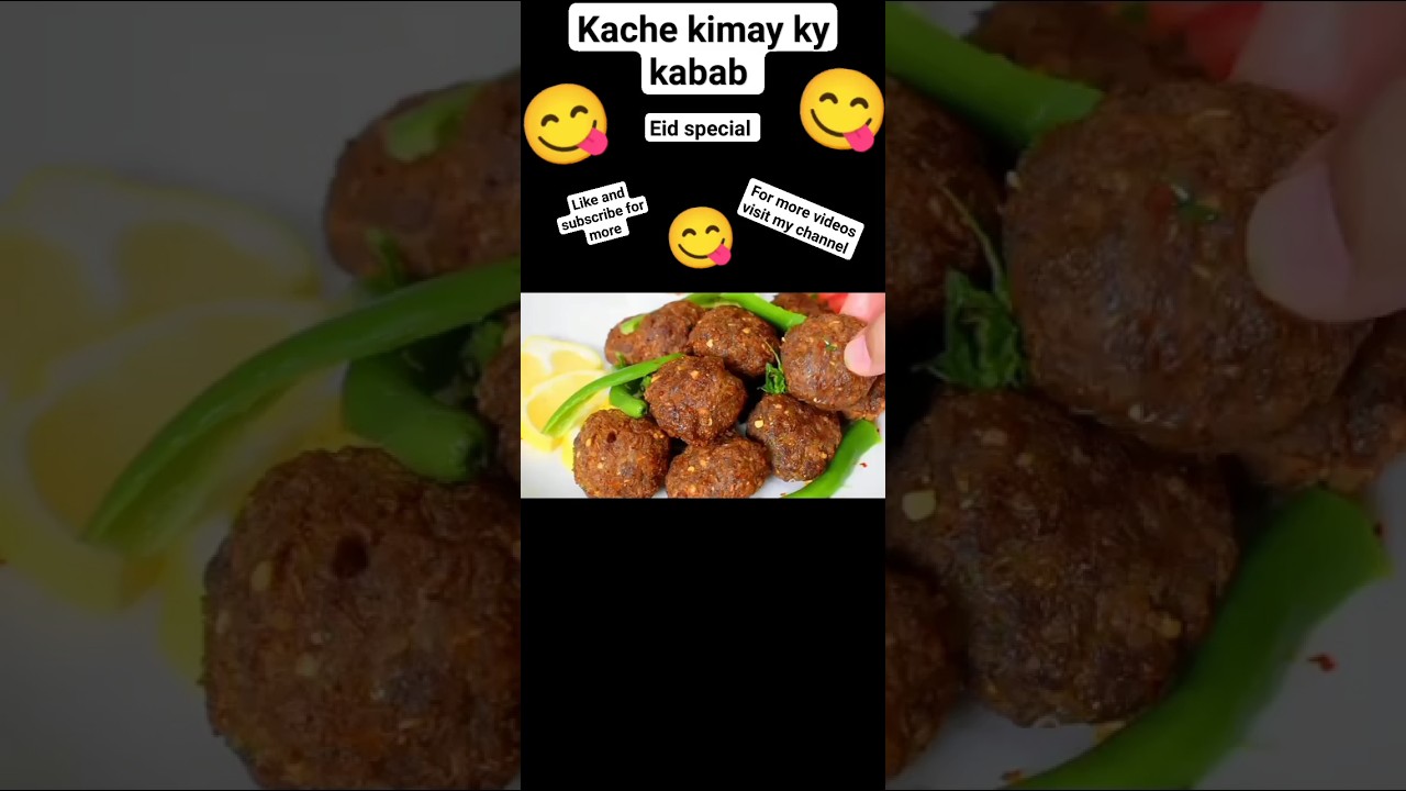 kache kimay ky kabab 😋😋 #viralrecipe #summerofshorts #yummy #viral #kabab #kababrecipes #kababrecipe