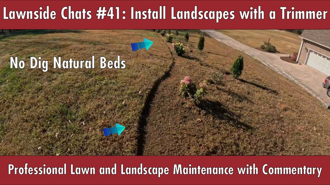How to Install a Landscape With a Trimmer | Lawnside Chats 41