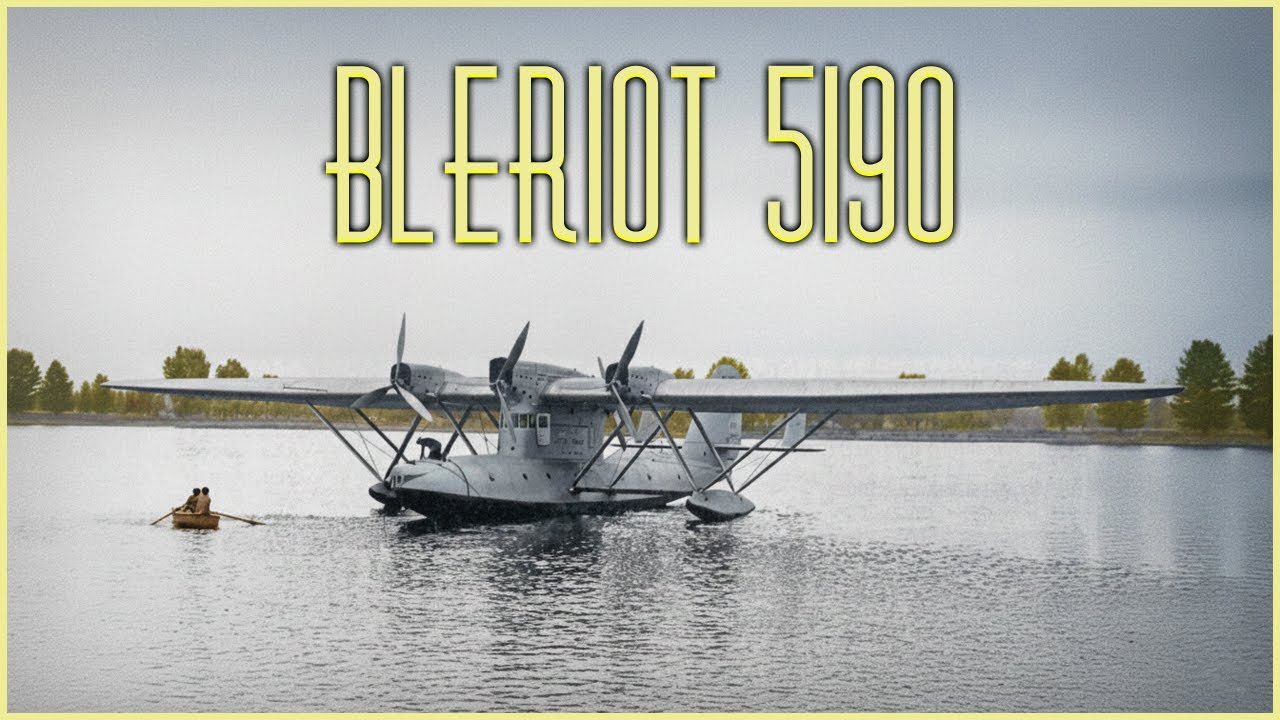 Bleriot 5190 Santos Dumont: Rare 1930s Aircraft That Carried France's Airmail