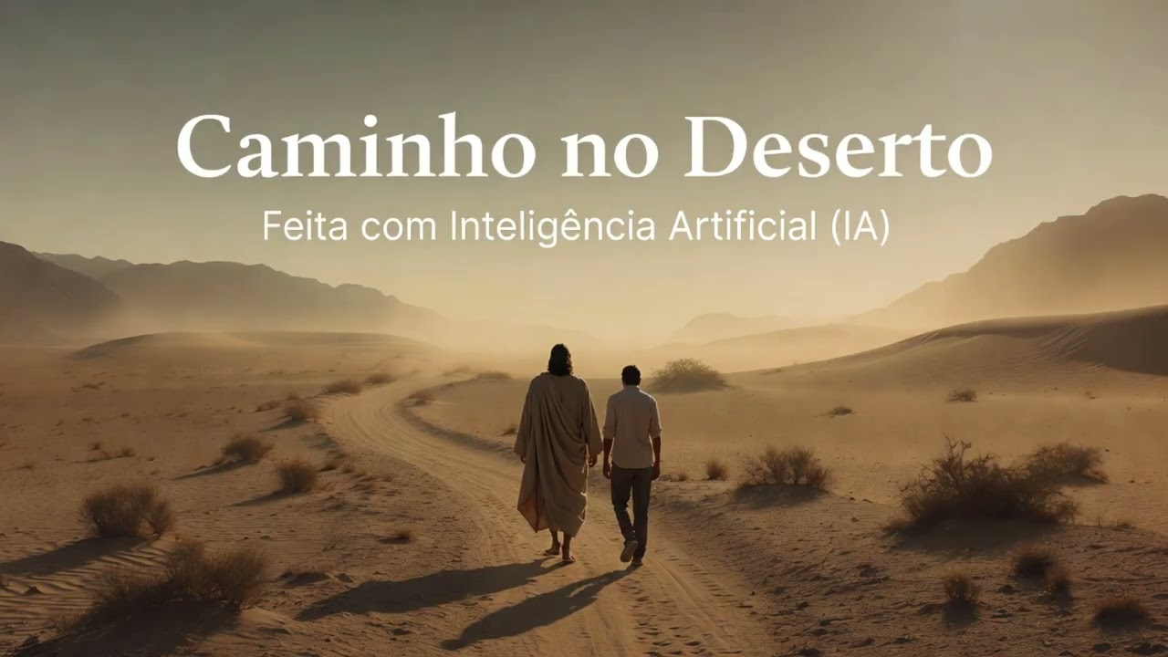 CAMINHO NO DESERTO. - Louvores  e letras e videos Feitos  com Inteligência Artificial