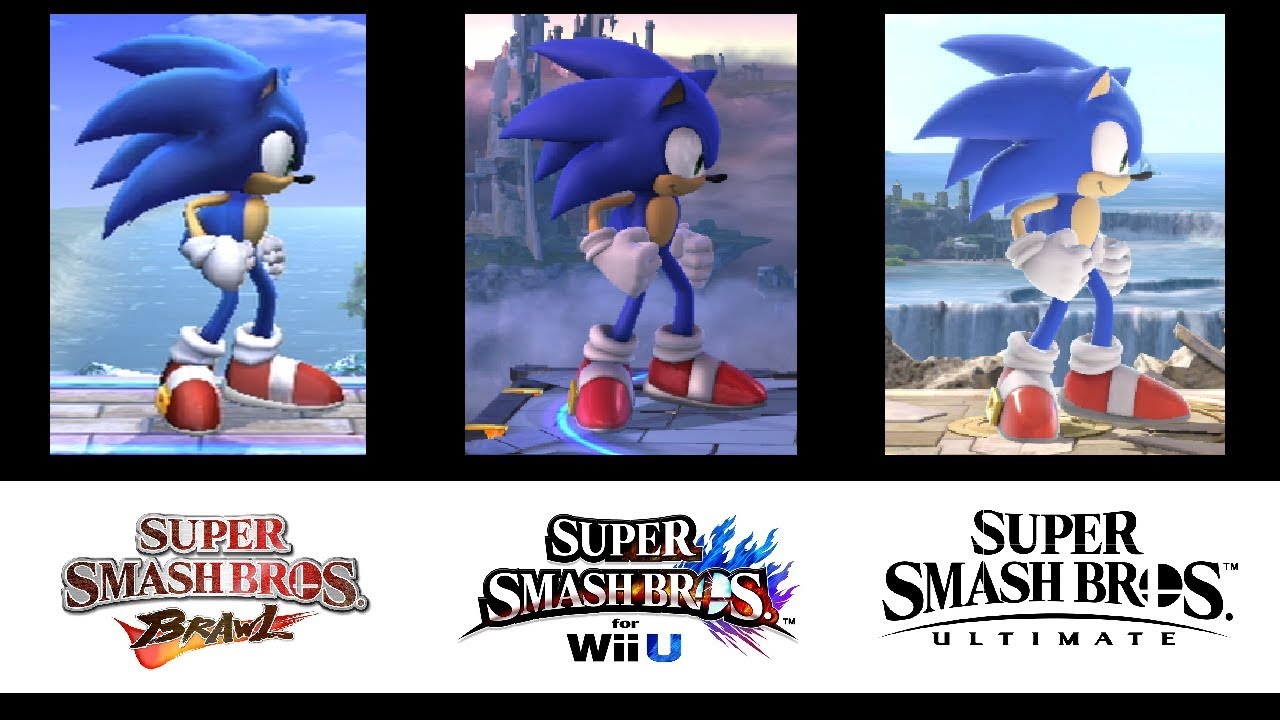 Evolution of Sonic's Moveset in Super Smash Bros. (2008-2018)