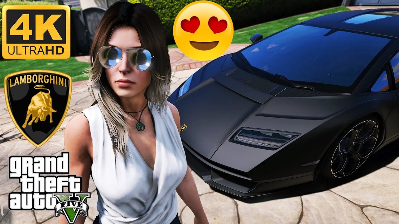 2022 Lamborghini Countach LPI800-4 tuning - GTA V !!