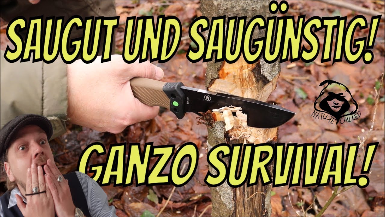 ÜBERRASCHEND GUT - Das GANZO G8012V2 Survival Messer