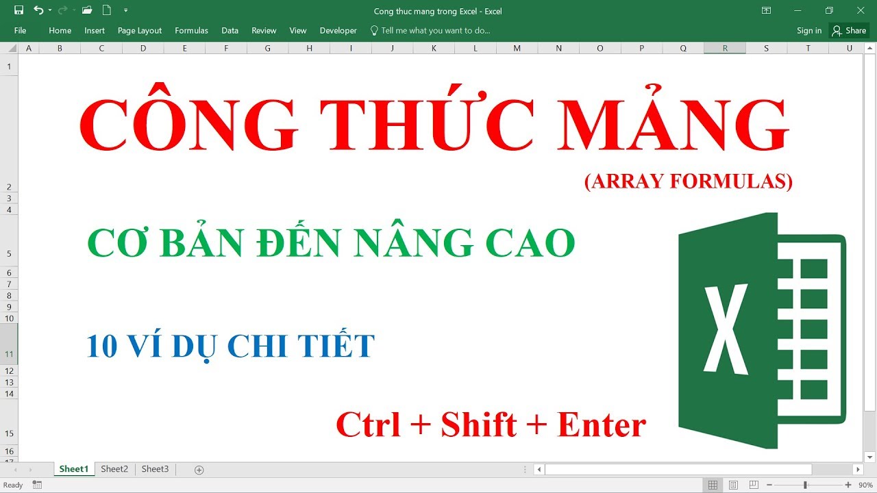 Hướng dẫn c&ocirc;ng thức mảng trong Excel qua 10 v&iacute; dụ (mới nhất)
