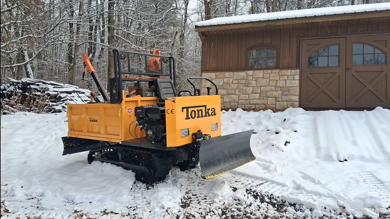 Can you plow snow with the IRD25 Crawler Dumper?