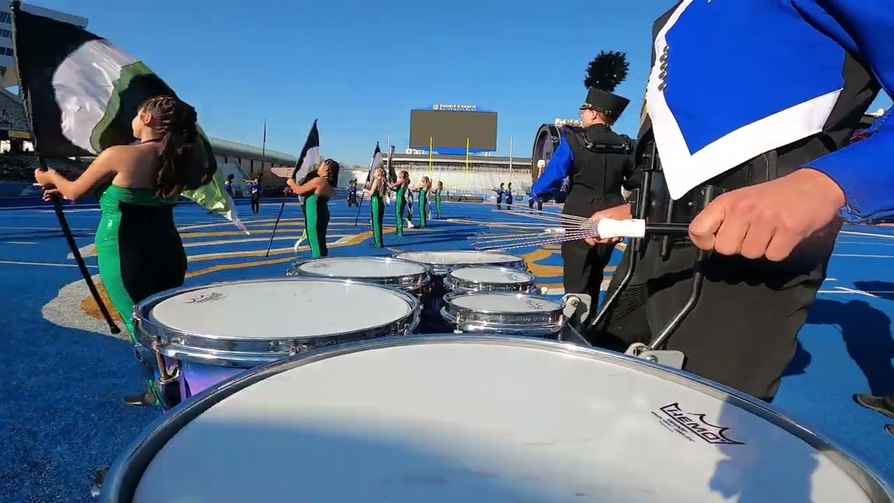 2023 D3 Marching Band Comp - Tenor Cam, Caldwell HS