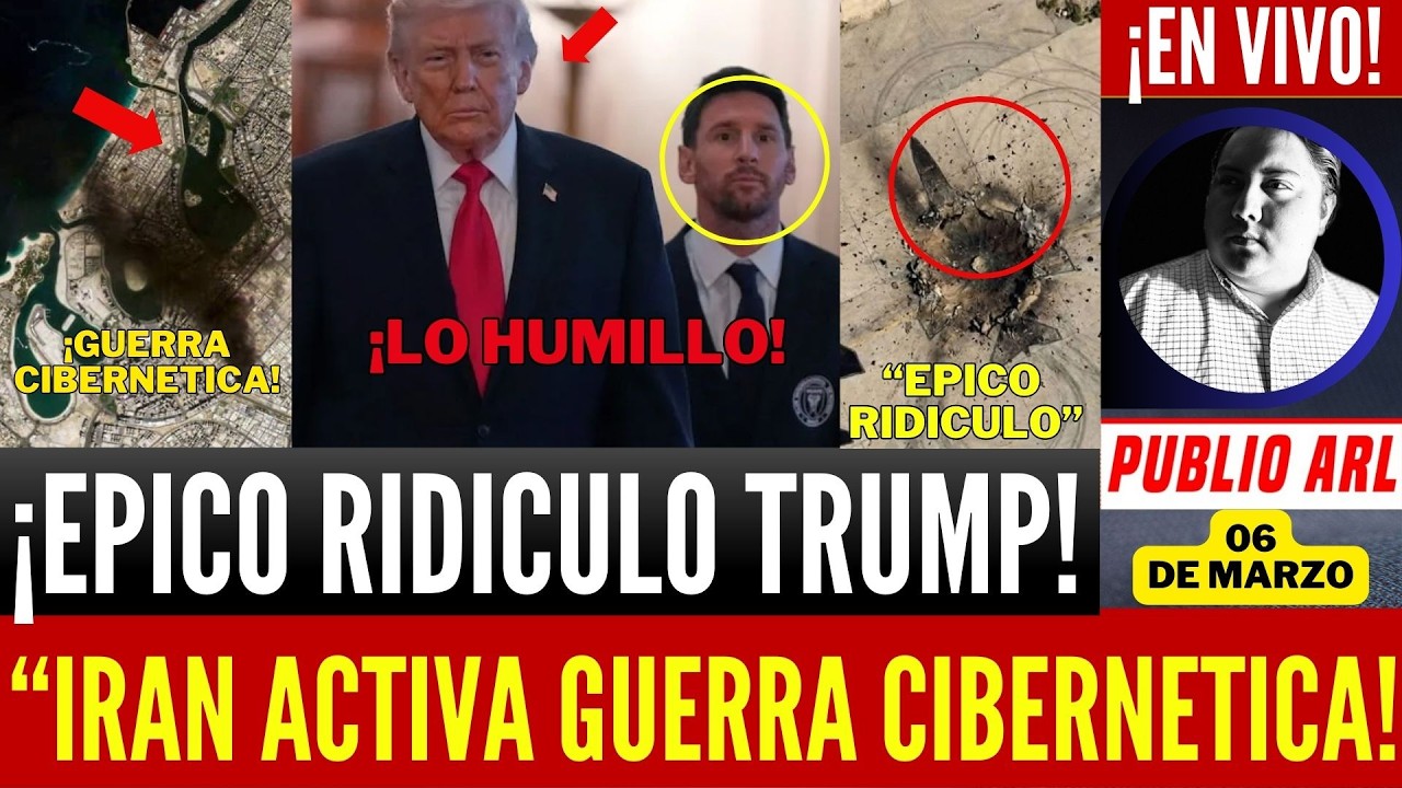 VIERNESAZO! RIDÍCULO ÉPICO DE TRUMP. IRÁN DESATA GUERRA CIBERNÉTICA. ROBAN ARCHIVOS EPSTEIN. SE ACBO