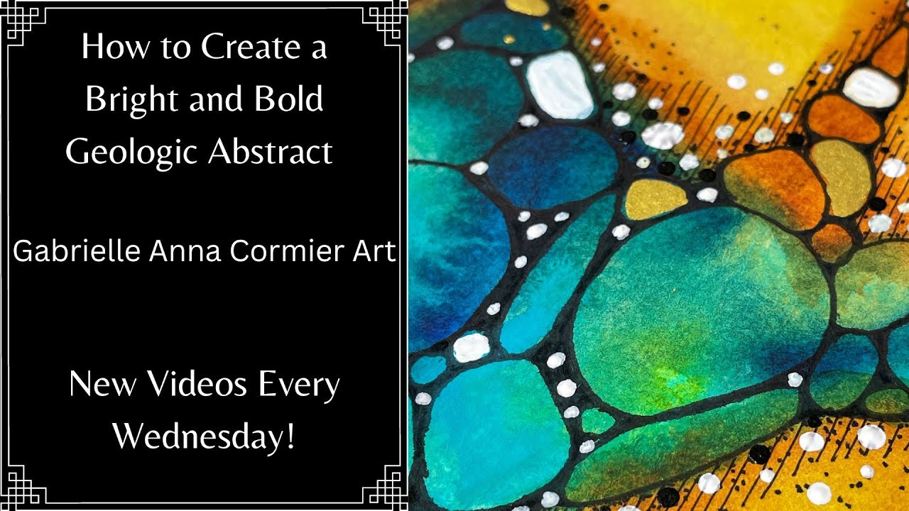 How to Create Bright and Bold Artwork Using Watercolors and Mixed Media | Intuitive Painting Process