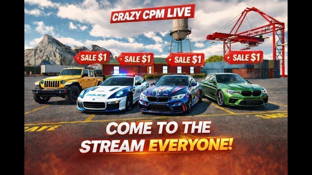 🚗 BIGGEST CAR GIVEAWAY EVER! 🔥 | Rare Custom Cars 😱 | CRAZY CPM LIVE