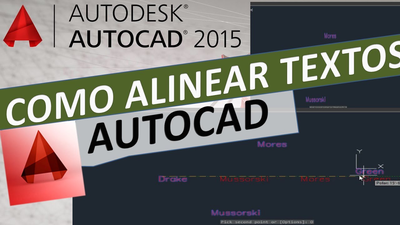 Como Alinear Textos y Distribuirlos Vertical y Horizontal automáticamente con AutoCAD