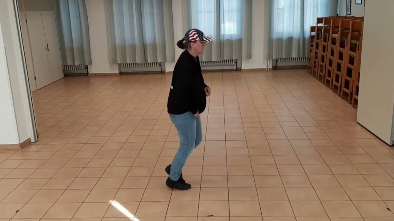 Damn !!!!! Lernvideo Teach & Dance Line Dance Biene Teil 1