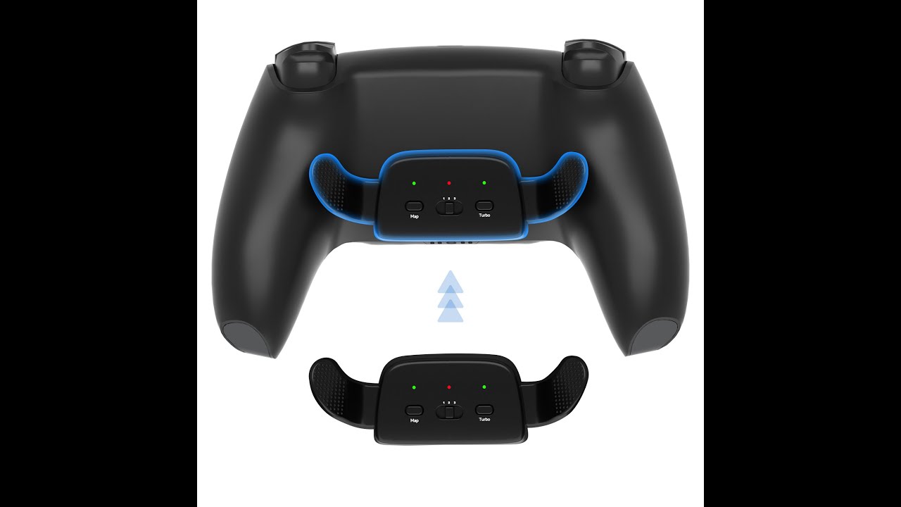 CHARM FOCUS Remap Kit with 2 Back Paddles for PS5 Controller BDM-030/040/050