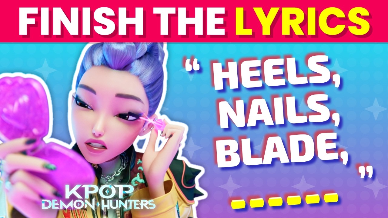 Only Real Fans Can Finish the Lyrics! 💖🎶 | Ultimate KPop Demon Hunters Quiz # 101