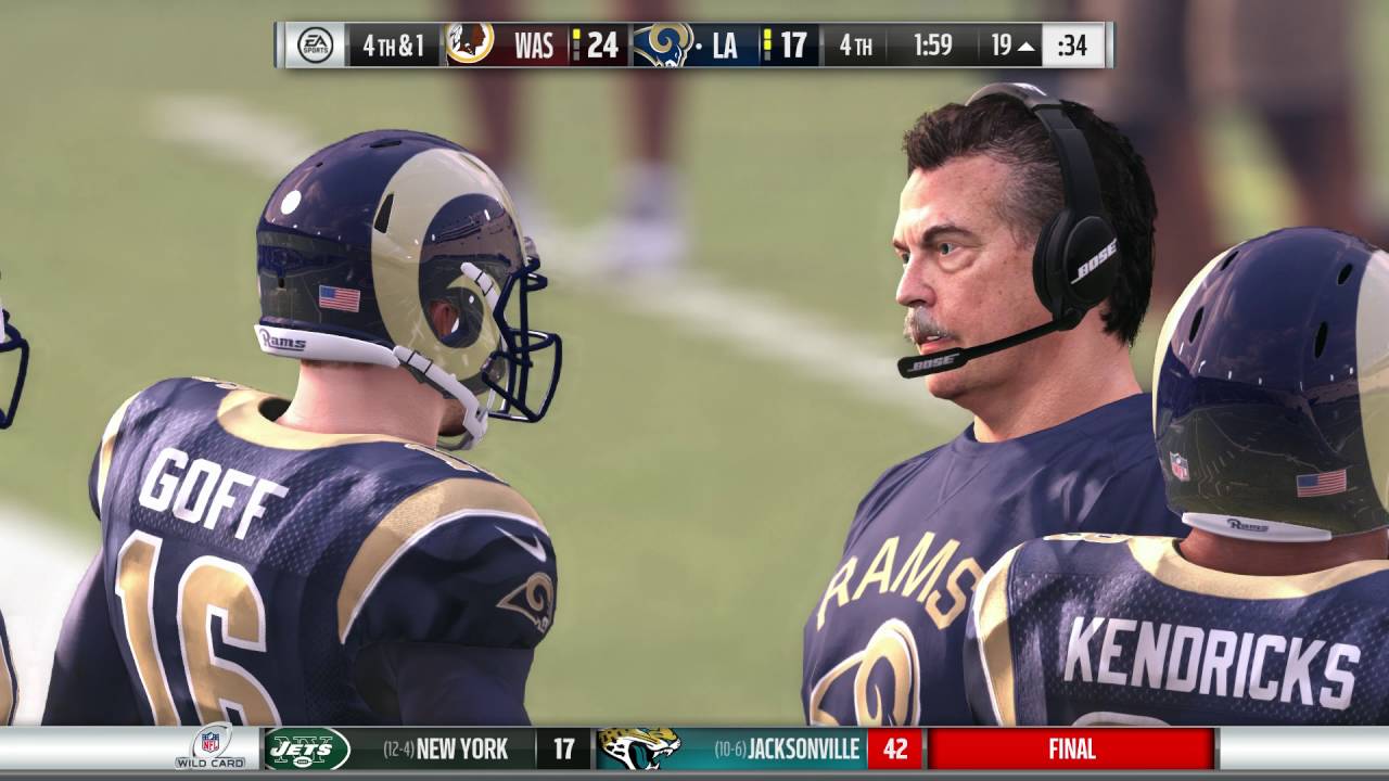 MADDEN 17 - Intro - Los Angeles Rams vs Washington Redskins (1080 60fps)