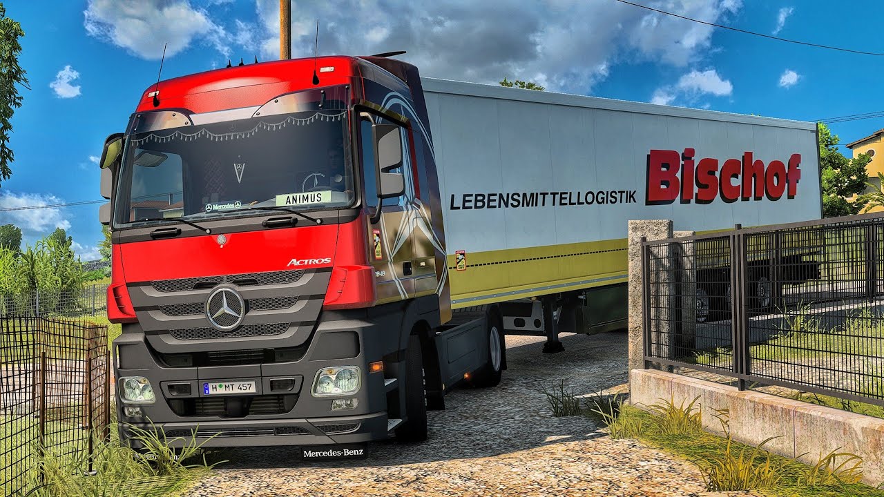 Early Morning Scenic Drive Through Greece | #ets2 1.54