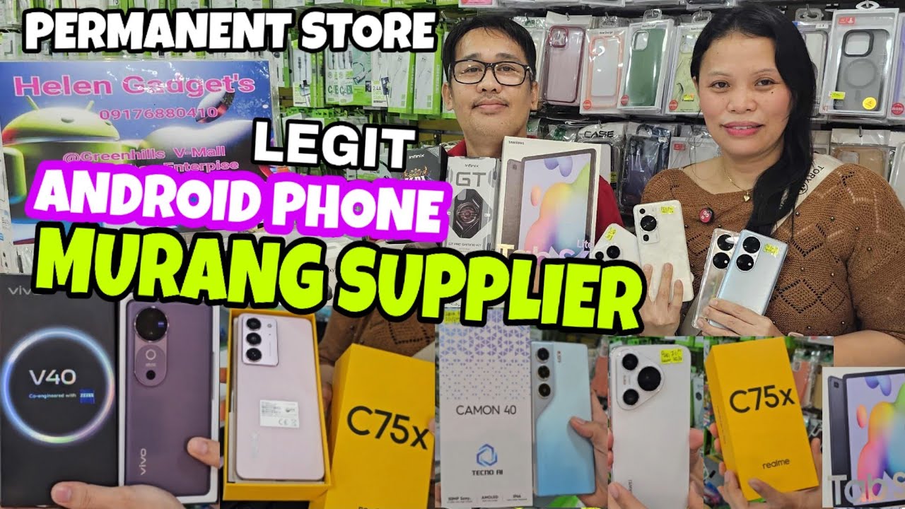Part II SUPPLIER ng MURANG Secondhand ANDROID PHONE LEGIT kay Maam Helen sa Vmall Greenhills