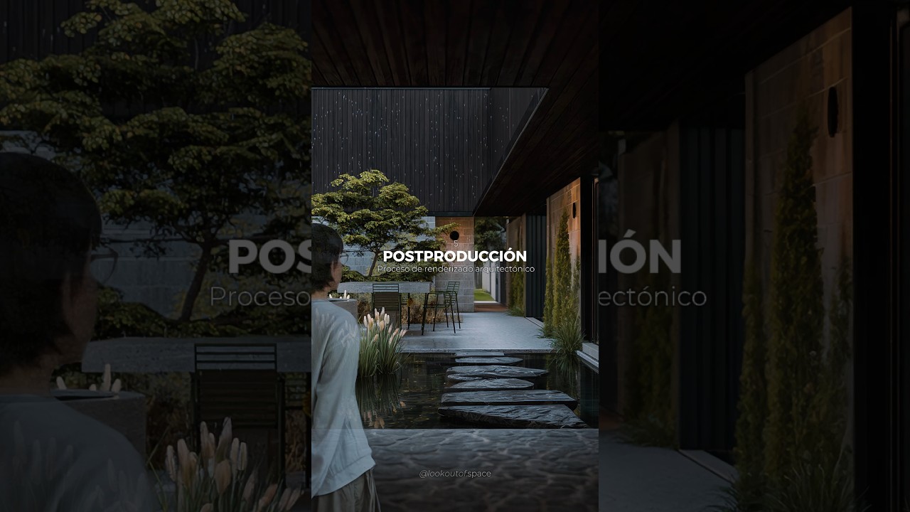 Proceso de renderizado arquitect&oacute;nico 🔥👀 #arquitectura #render #archviz #architecture