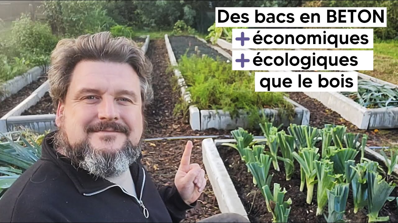 Pourquoi mes bacs en béton sont bien ➕ écologiques et économiques que mes anciens bacs en bois