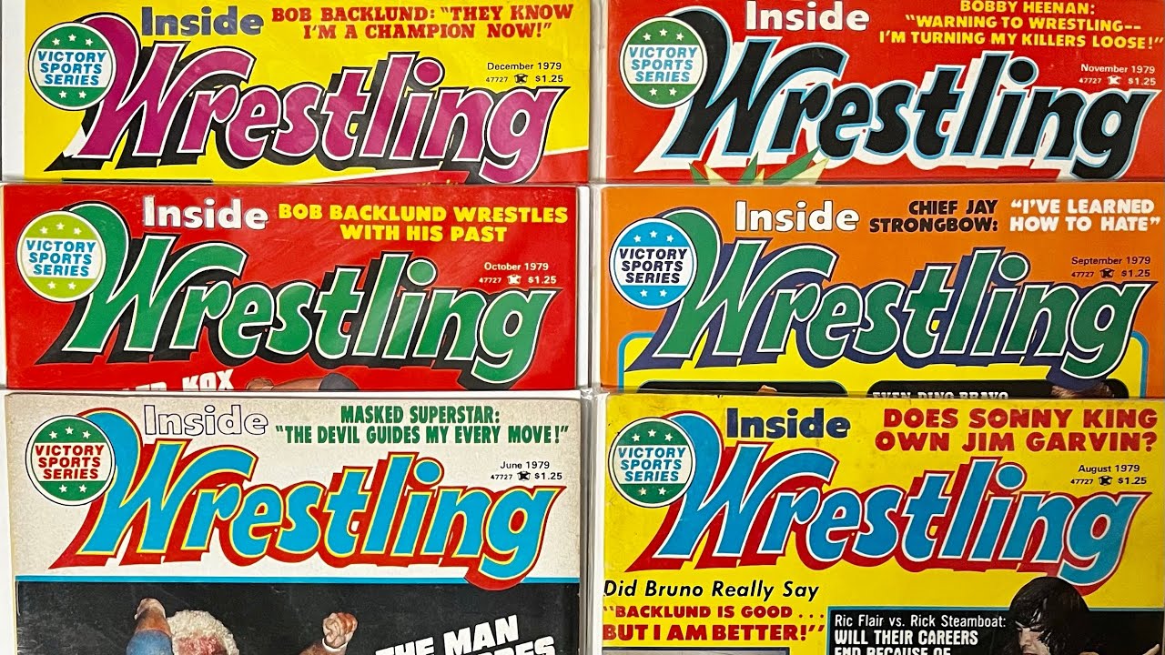 Inside Wrestling Magazine every issue complete 1968-80 “ bonus” Ben Strong ￼￼