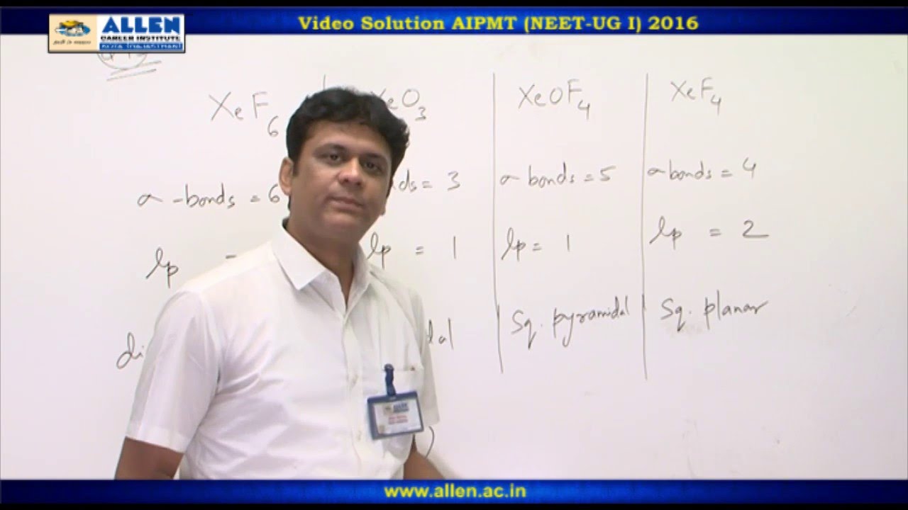 AIPMT 2016 Chemistry Solution &ndash; Q. 72, 73 (Paper Code-P) NEET-UG 2016 Phase I