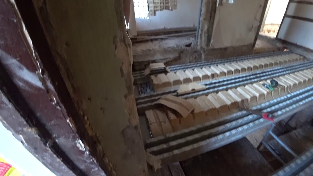 RECTOLIGHT pārseguma montāža 4. daļa. Монтаж перекрытия RECTOLIGHT 4 часть.