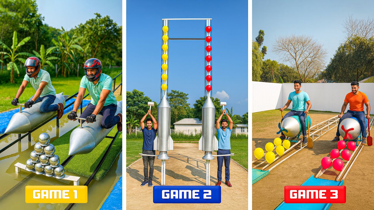 where rockets become games of pure fun ! which one did you enjoy the most ?
