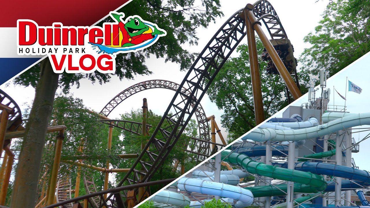 This Underrated Dutch Theme Park has an INSANE Indoor Water Park! First Time at Duinrell & Tikibad!