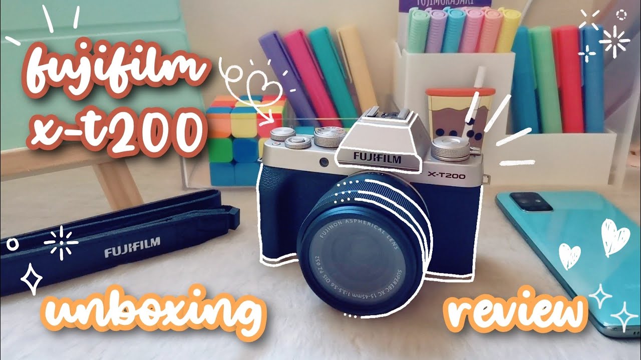 Fujifilm X-T200 unboxing 2021 📦 vlogging camera ☁️