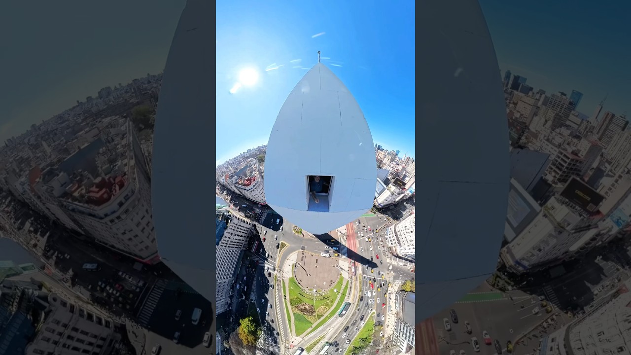 Subimos hasta el mirador del Obelisco de Buenos Aires y muy pronto vos tambi&eacute;n 🇦🇷❤️