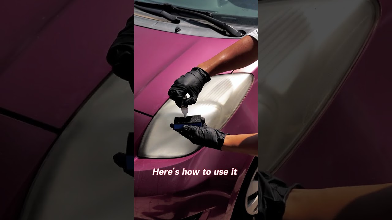 Headlight Restoration Kit makes it easy to DIY #toretark #automobile #mrceramic #carcare #detailing