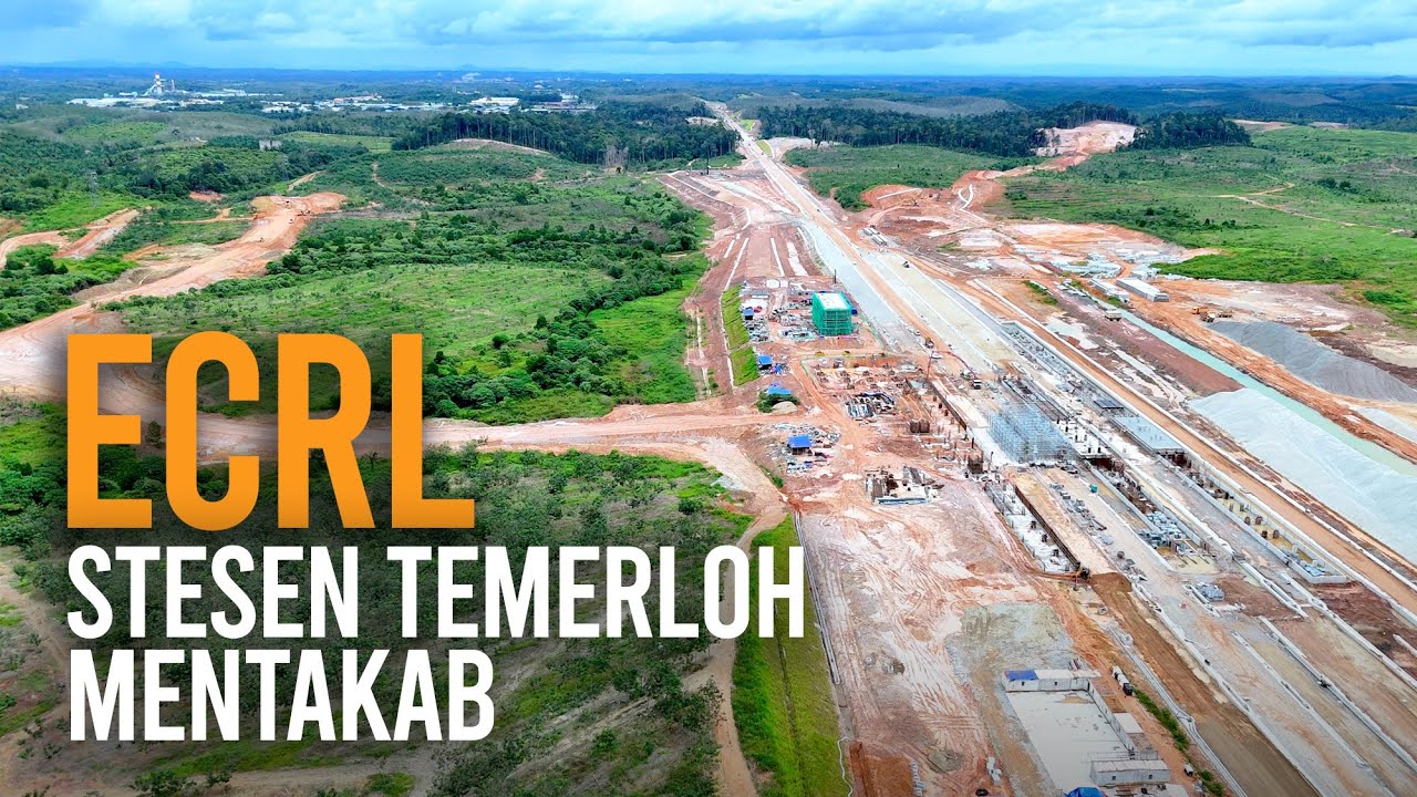 Stesen ECRL Temerloh, Mentakab, Pahang (Januari 2025)