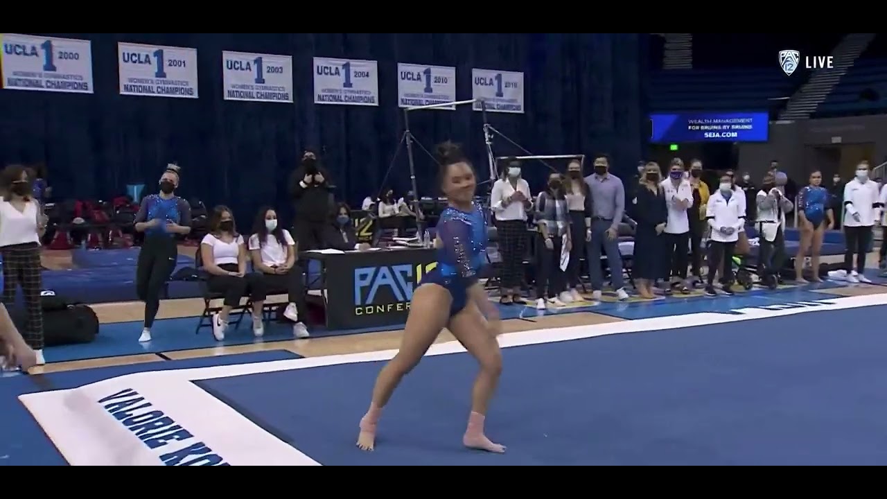 Emma Malabuyo Floor Double Layout UCLA vs Arizona 2022