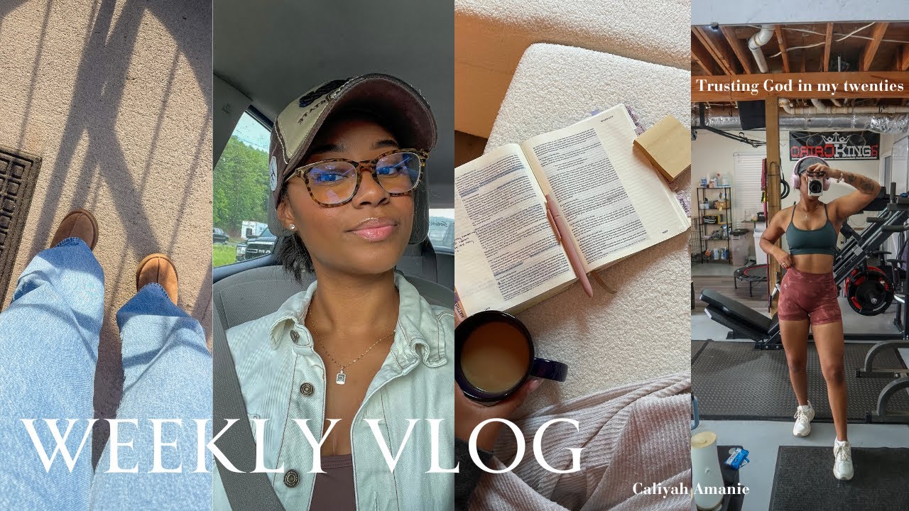 vlog: Trusting God in my twenties || chit chat, workouts, community 🌷