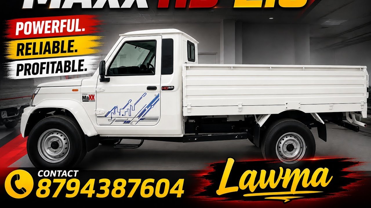 Maxx HD 2.0L VXi AC (extra long) #review #ManaMotors # Aizawl #8794387604 #mahindra